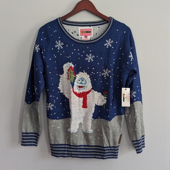 NEW Men's Tipsy Elves Yeti Mistletoe Medium Sweatshirt - Picture 1 of 5